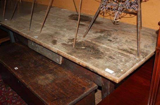Oak farmhouse table
